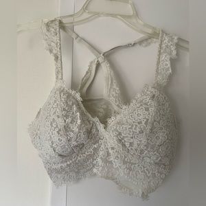 Aerie racer back lace bralette